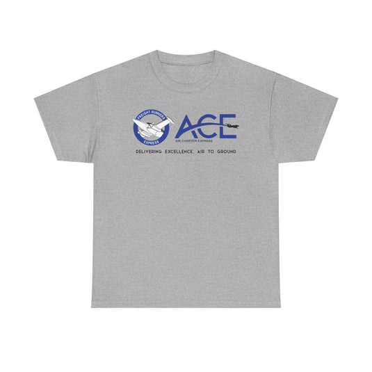 ACE Air Charter Express Delivering Excellence Freight Runners Logo T-shirt