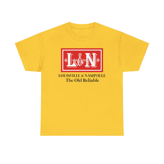 Louisville Nashville Old Reliable Railroad Vintage Train Logo T-Shirt
