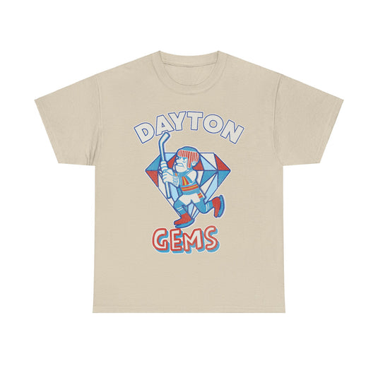 Dayton Gems Ohio Logo Hockey Team T-shirt