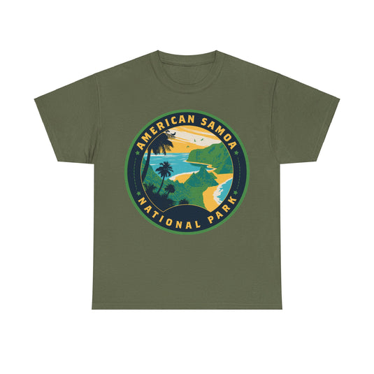 American Samoa National Park Round Logo T-shirt