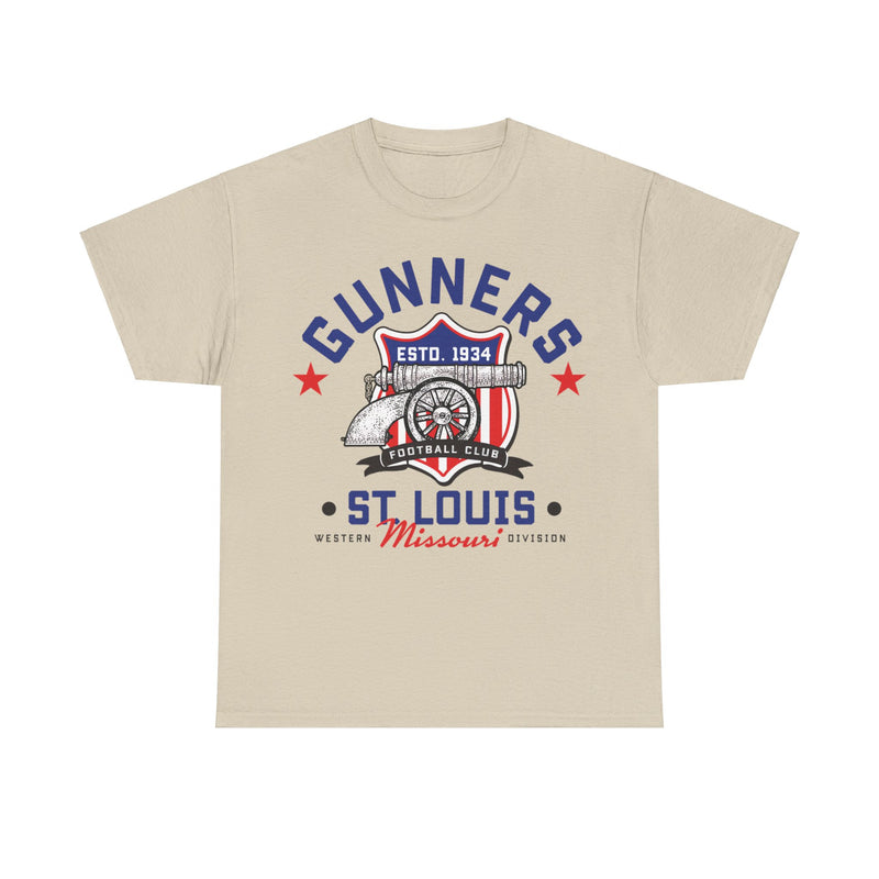 Load image into Gallery viewer, St Louis Gunners Est 1934 Missouri Football Team T-shirt
