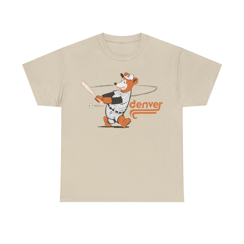 Load image into Gallery viewer, Denver Bears Swinging Bat Nostalgic Retro Baseball Team T-shirt
