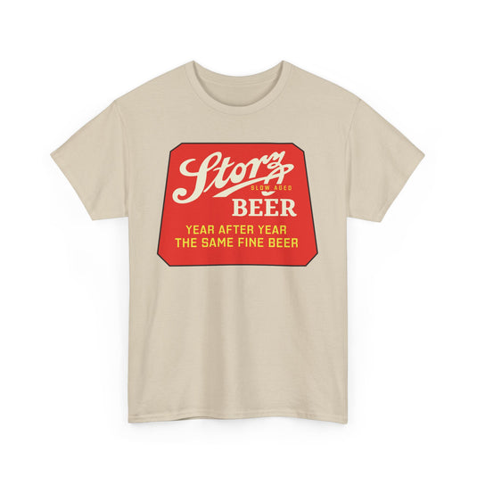 Storz Beer Year After Year Same Fine Beer Slow Aged Logo T-Shirt