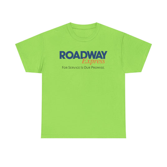 Roadway Express For Service Is Our Promise T-Shirt Logistics Logo