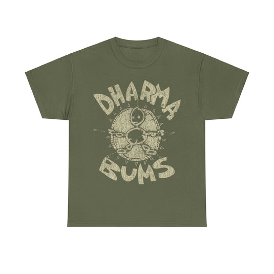 Dharma Bums Compass 1987 Music Rock Band T-shirt