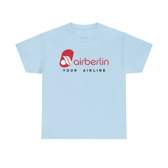 Air Berlin Your Airline Vintage Logo German Aviation Memorabilia T-shirt