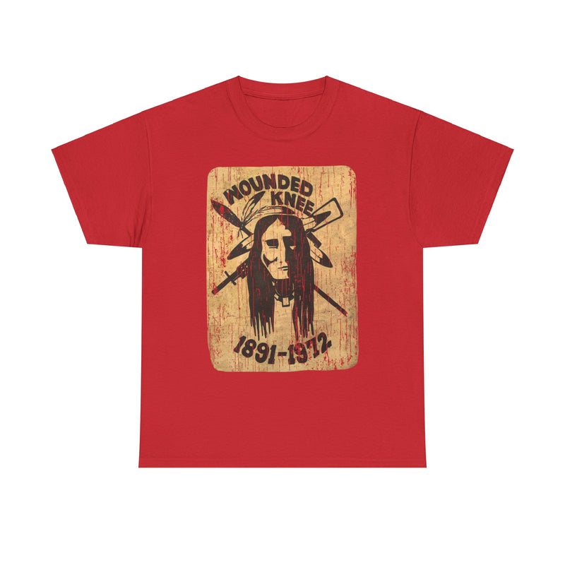 Load image into Gallery viewer, Wounded Knee 1891 - 1972 American Political T-shirt
