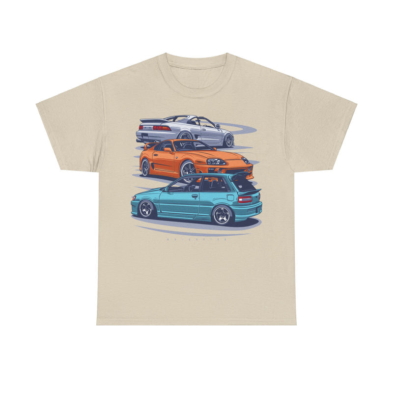 Load image into Gallery viewer, Toyota Starlet Supra MR2 Car T-shirt
