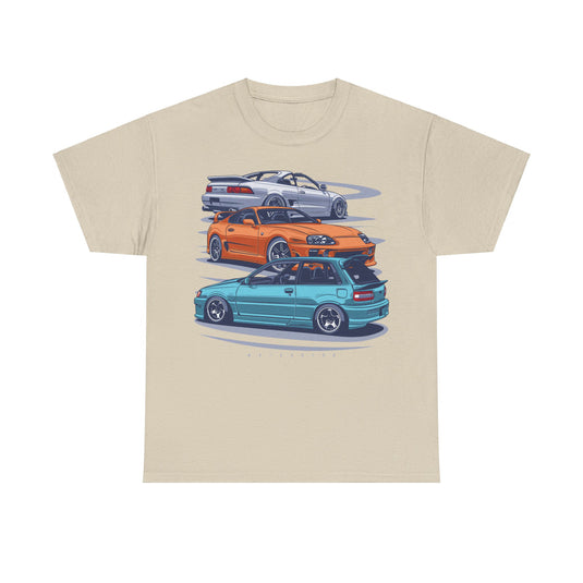 Toyota Starlet Supra MR2 Car T-shirt