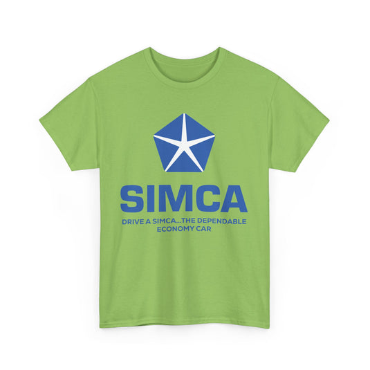 Simca Drive A Simca The Dependable Economy Car Vintage Logo T-shirt