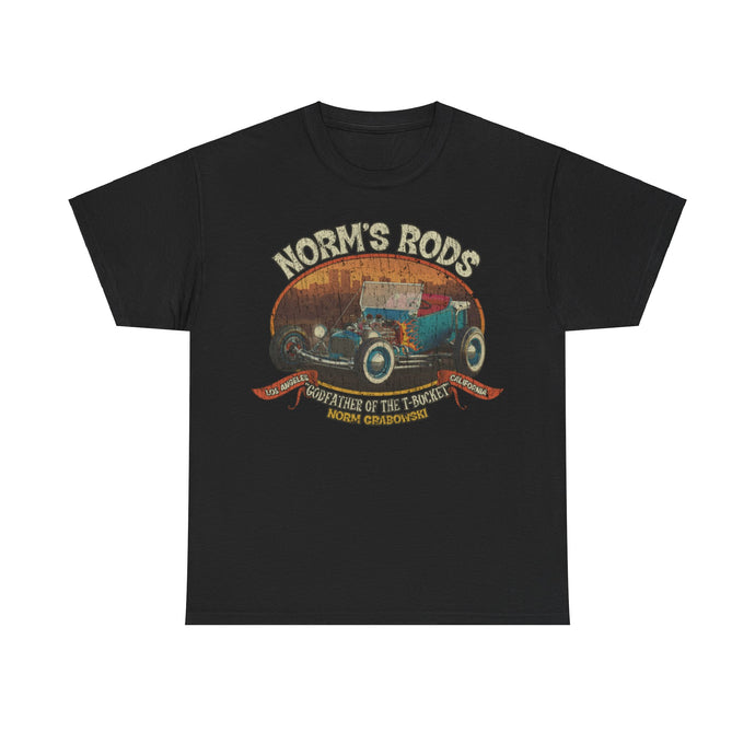 Norms Rods 1952 Car Distressed Print T-shirt