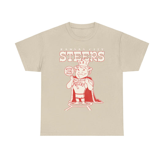 Kansas City Steers Basketball Team Nostalgic Retro T-shirt