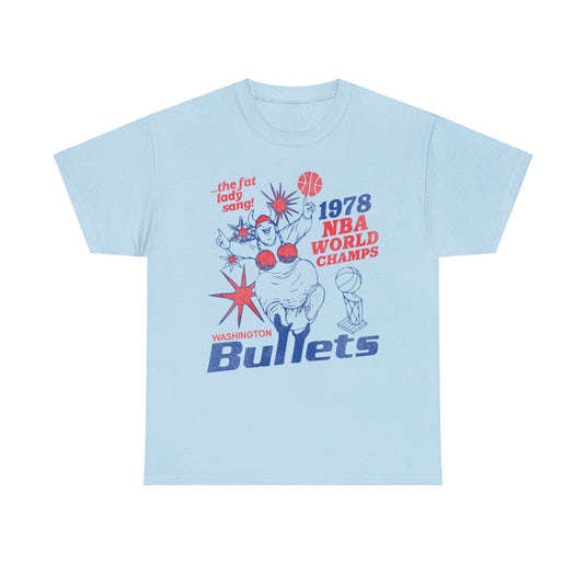 Washington Bullets 1978 World Champs Basketball T-shirt