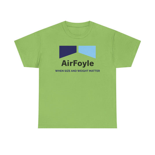 Air Foyle When Size and Weight Matter Vintage Airline Logo Aviation T-shirt