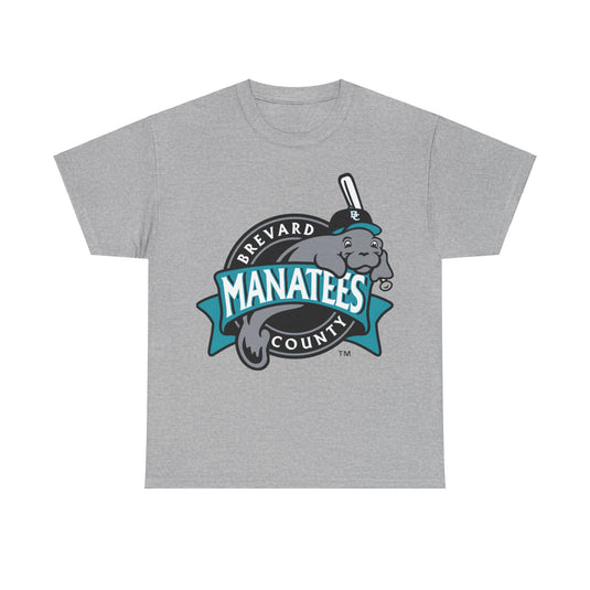 Brevard County Manatees Nostalgic Baseball  T-shirt