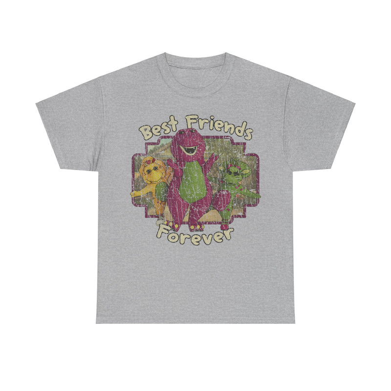 Load image into Gallery viewer, Best Friends Forever 1992 Purple Dinosaur Nostalgic Retro T-shirt
