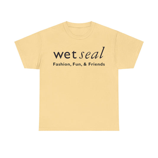 Wet Seal Retail Store Logo T-Shirt: “Fashion, Fun & Friends”