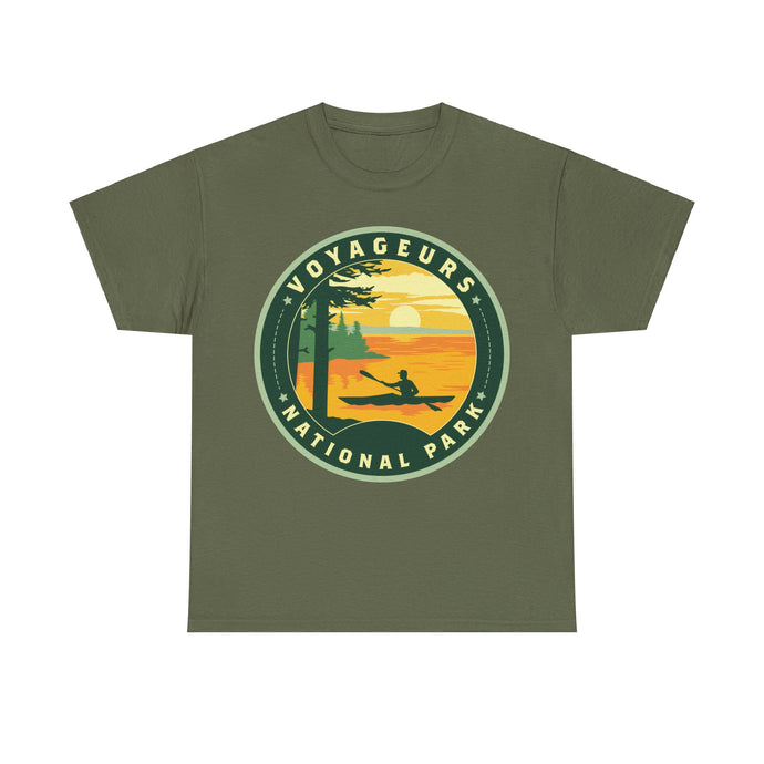 Voyageurs National Park Minnesota Round Logo T-shirt