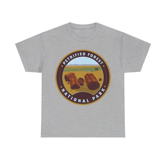 Petrified Forest National Park Arizona Round Logo T-shirt