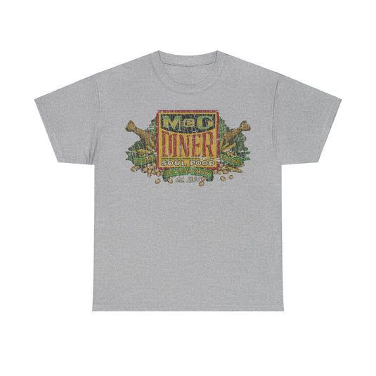 M&G Diner Soul Food 1964 Restaurant Distressed Print T-shirt