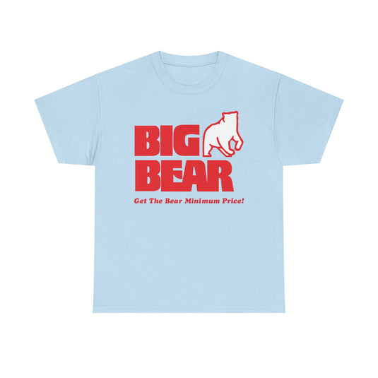 Big Bear Get The Bear Minimum Price Vintage Grocery T-Shirt
