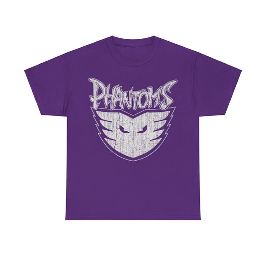 Philadelphia Phantoms Pennsylvania White Logo Ice Hockey T-shirt