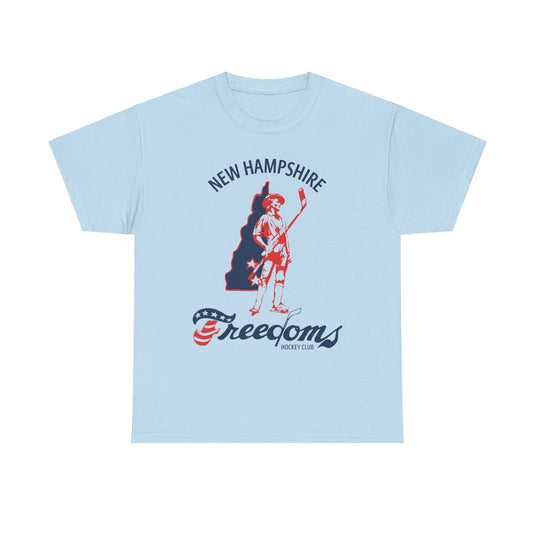 New Hampshire Freedoms Northeastern Hockey League 1978 T-shirt