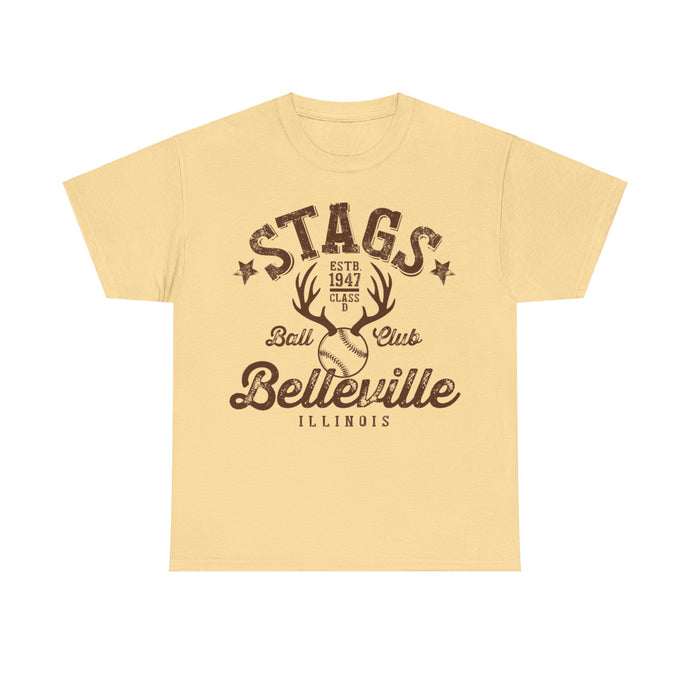 Belleville Stags Est 1947 Illinois Baseball T-shirt