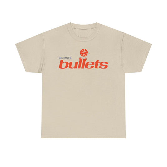 Baltimore Bullets Red Blue Logo Washington Retro T-shirt