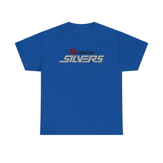 Las Vegas Silvers Continental Basketball Association 1982-1983 Nevada T-shirt