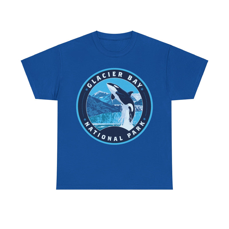 Load image into Gallery viewer, Glacier Bay National Park Alaska Round Logo T-shirt
