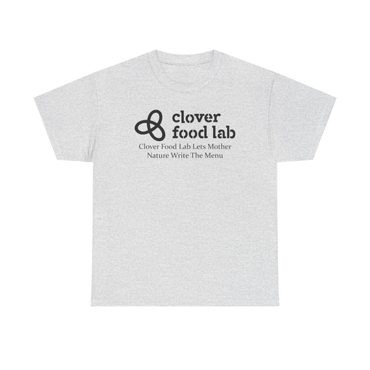 Clover Food Lab T-Shirt - Restaurant Chain Logo Tee - Vegetarian