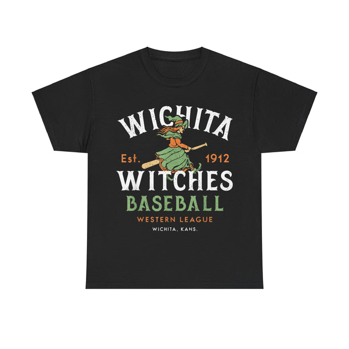 Wichita Witches Kansas Nostalgic Retro Baseball Team T-shirt