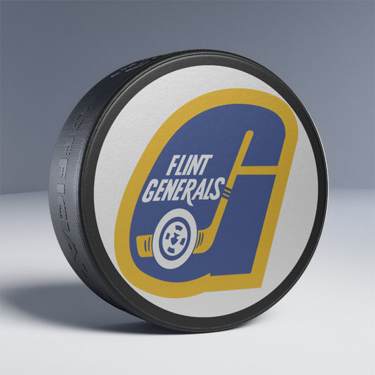 Flint Generals Michigan Hockey Puck
