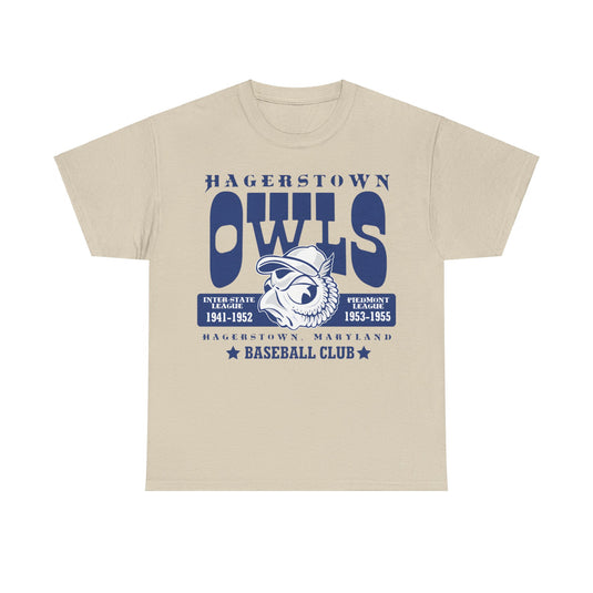 Hagerstown Owls Maryland Baseball T-shirt