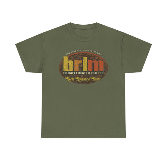 Brim Decaffeinated Coffee Nostalgic Logo T-shirt