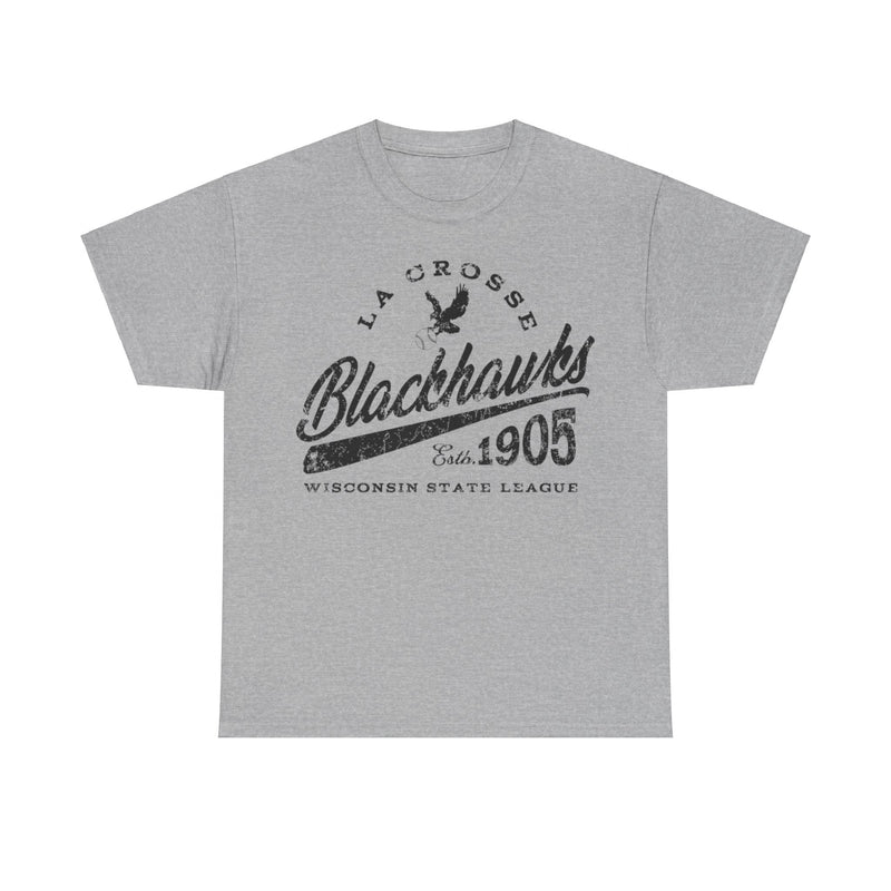 Load image into Gallery viewer, La Crosse Blackhawks Est 1905 Wisconsin Baseball T-shirt
