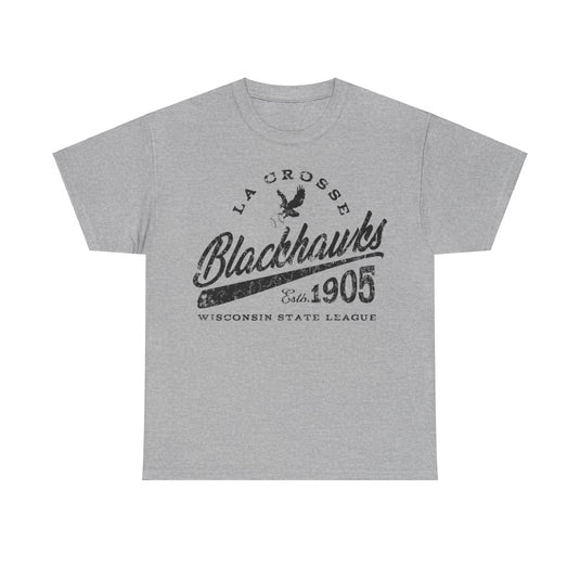 La Crosse Blackhawks Est 1905 Wisconsin Baseball T-shirt