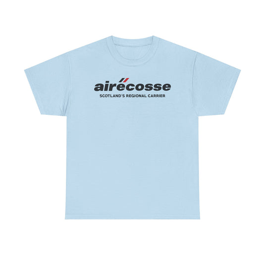 Airecosse Scotland's Regional Carrier Vintage Airline Logo Aviation T-shirt
