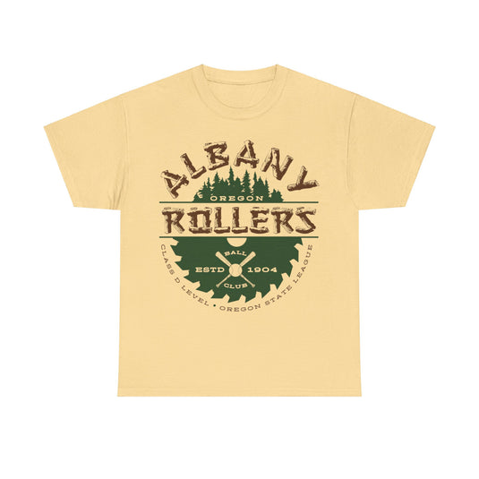 Albany Rollers Est 1904 Oregon Baseball T-shirt