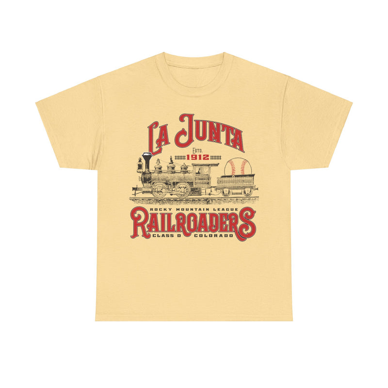 Load image into Gallery viewer, La Junta Railroaders Est 1912 Colorado Baseball T-shirt
