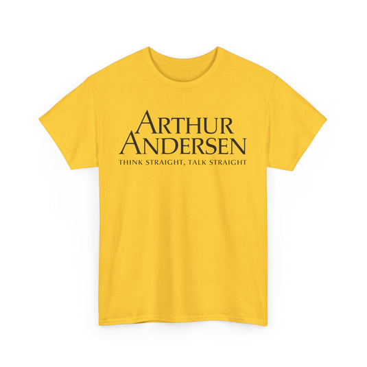 Arthur Andersen Think Straight Talk Straight Consulting T-Shirt