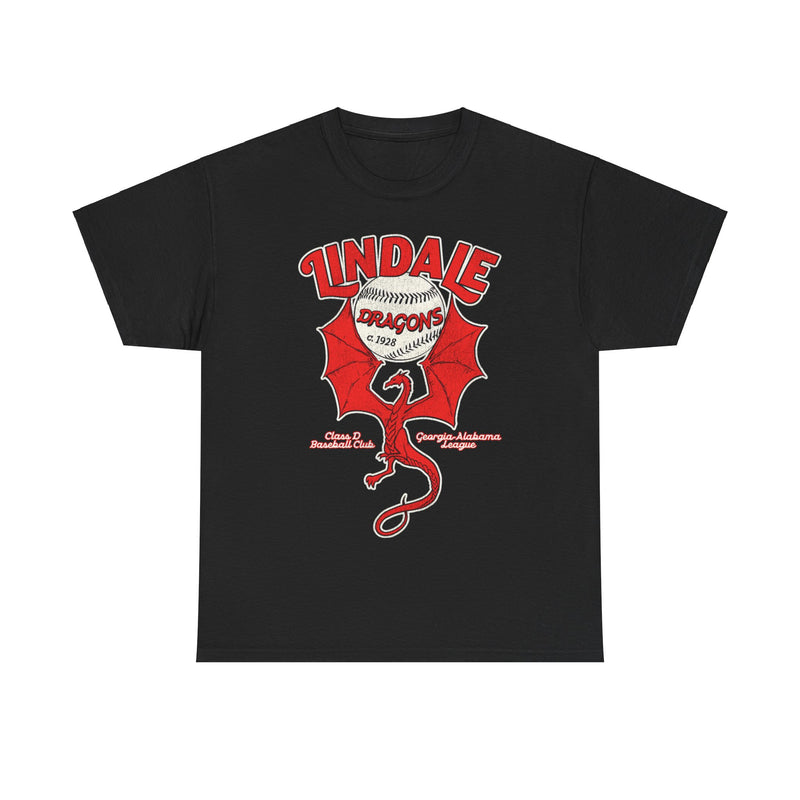 Load image into Gallery viewer, Lindale Dragons Nostalgic Retro Baseball Team T-shirt
