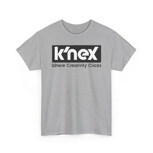 K'NEX Defunct Building Toys T-Shirt Where Creativity Clicks Construction Set Tee