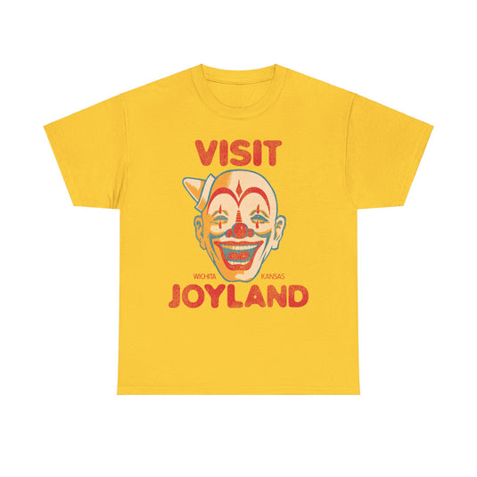 Visit Joyland Amusement Park 1949 Wichita Kansas Theme Park Clown T-shirt