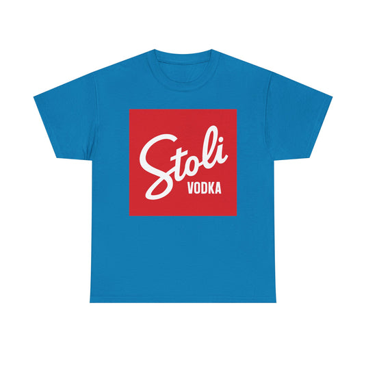 Stoli Vodka T-Shirt - Spirits Beverage Industry Bankrupt Logo Tee