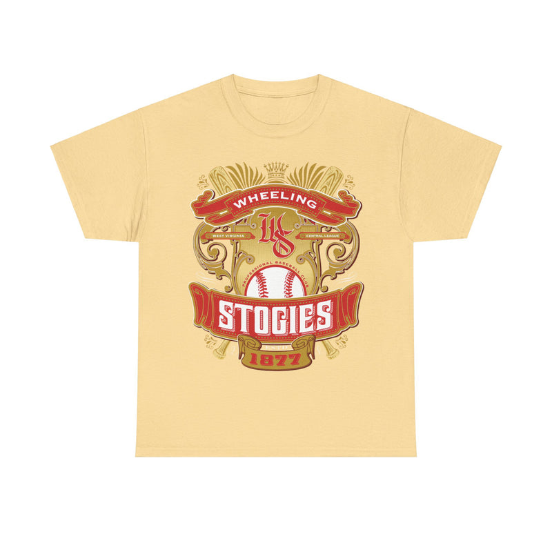 Load image into Gallery viewer, Wheeling Stogies Est 1877 West Virginia Baseball T-shirt
