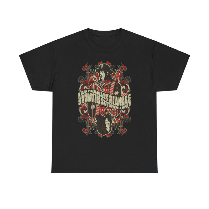 Las Franjas Blancas White Stripes Rock Band T-shirt