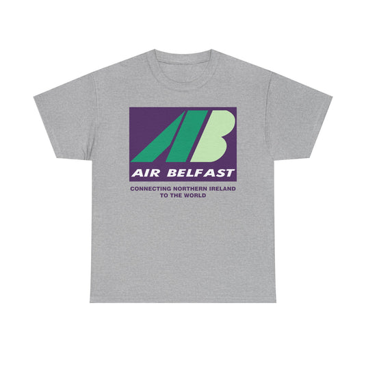 Air Belfast Connecting Northern Ireland Vintage Airline Logo Aviation T-shirt