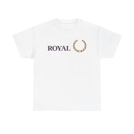 Royal Laurel Wreath Logo Premium Carrier Aviation Memorabilia T-shirt